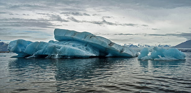 landscape of ice glacier