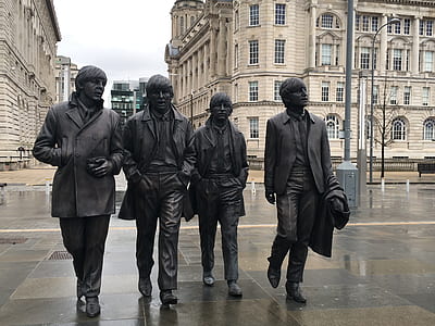The Beatles statues