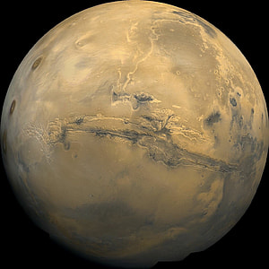 closeup photo of brown planet