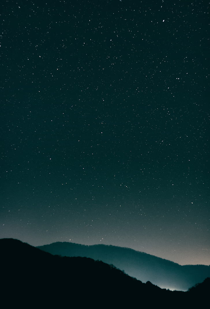 photo of stars during night time