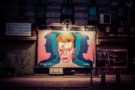 Street art mural in New York City