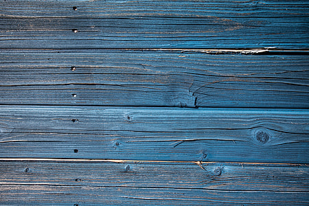 Close-up texture photo of blue wood panels, image captured with a Canon 5D DSLR