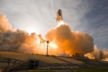 NASA space shuttle launch