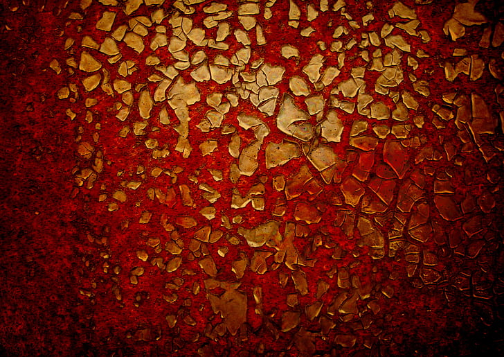 brown and red mosaic panel