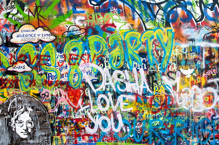 John Lennon graffiti