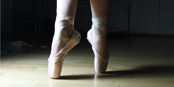 photo of ballerina's feet