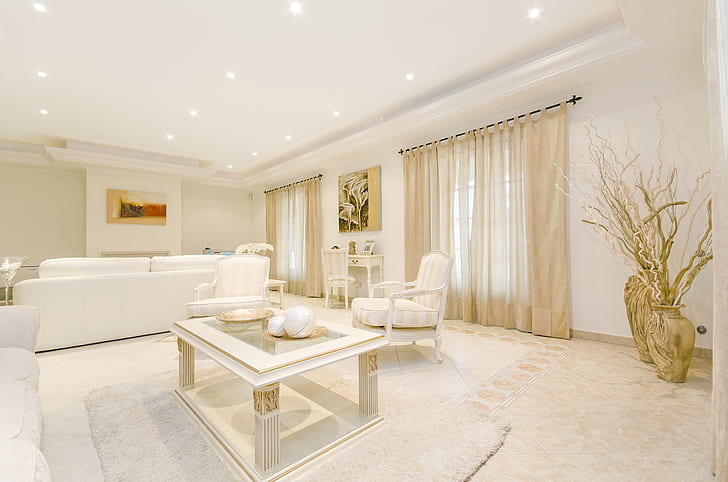 white leather living room set