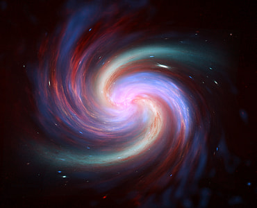 illustration of spiral galaxy