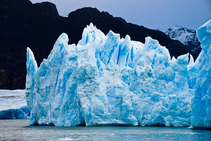 landscape photography of iceberg