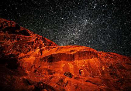 Grand Canyon during nightime