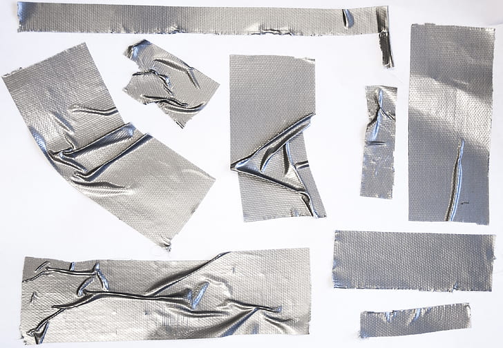 Silver Duck Tape Stock Photo - Download Image Now - Duct Tape, Adhesive Tape,  Silver Colored - iStock