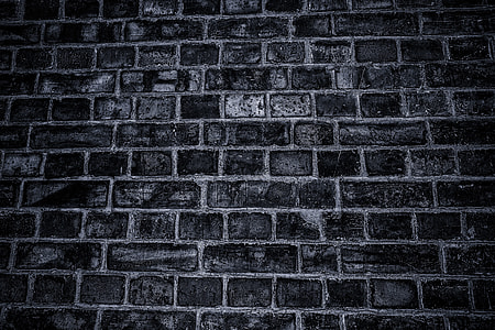 Wide-angle shot of a brick wall texture from Chatham in Southern England