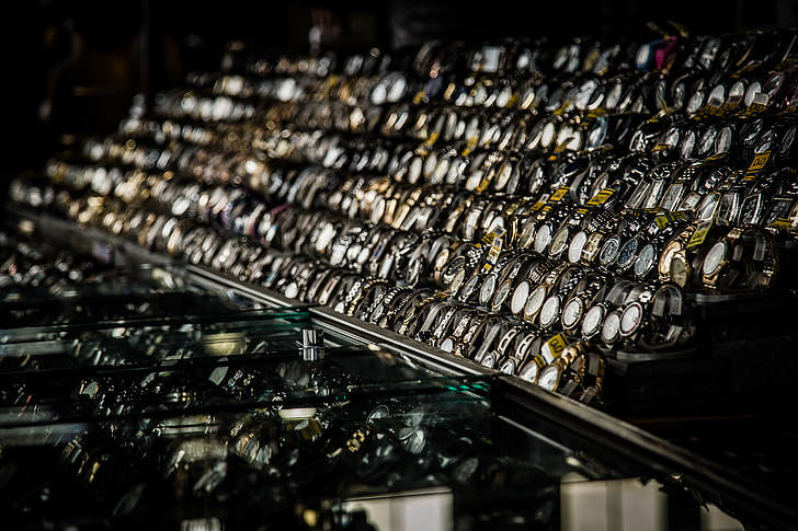 selective focus photography of assorted wristwatches