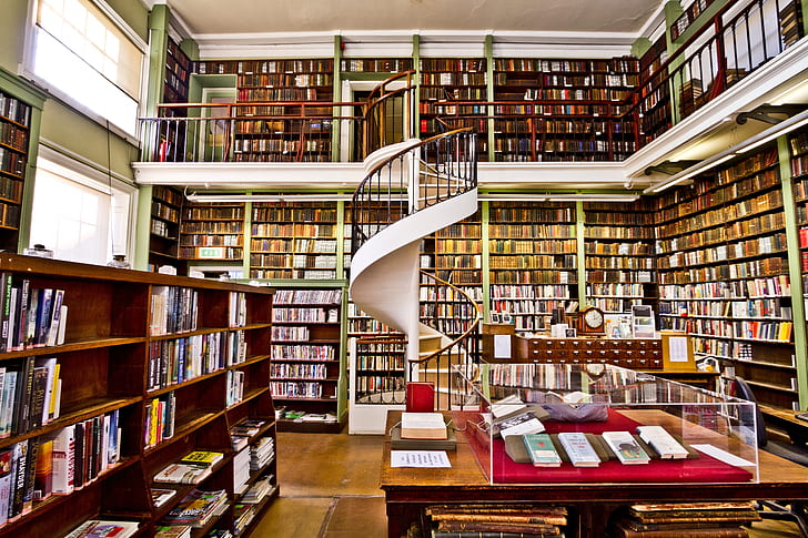 interior photo of library