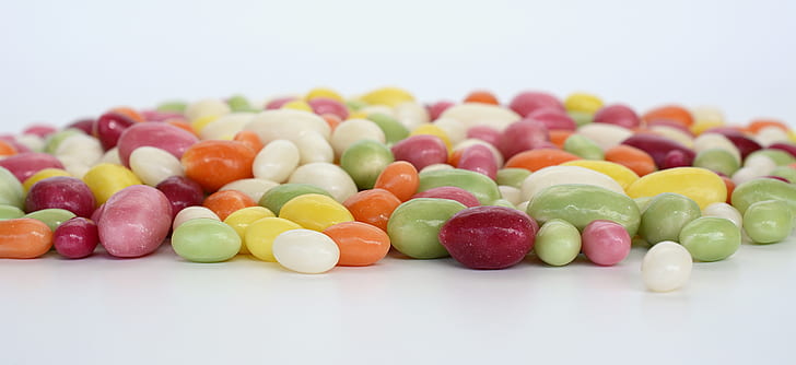 assorted-color jelly beans