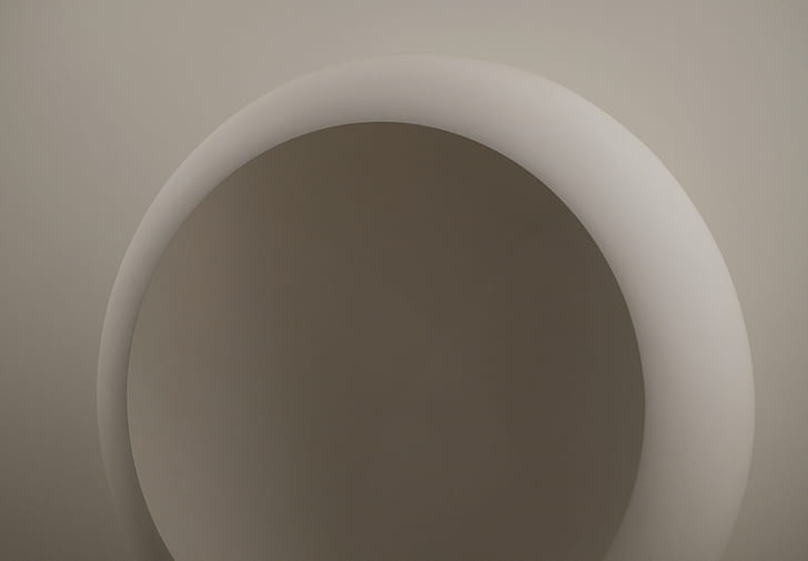 white, abstract, circle, round, contemporaryart