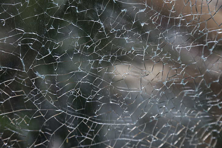 closed, up, photo, broken glass, shattered glass, texture